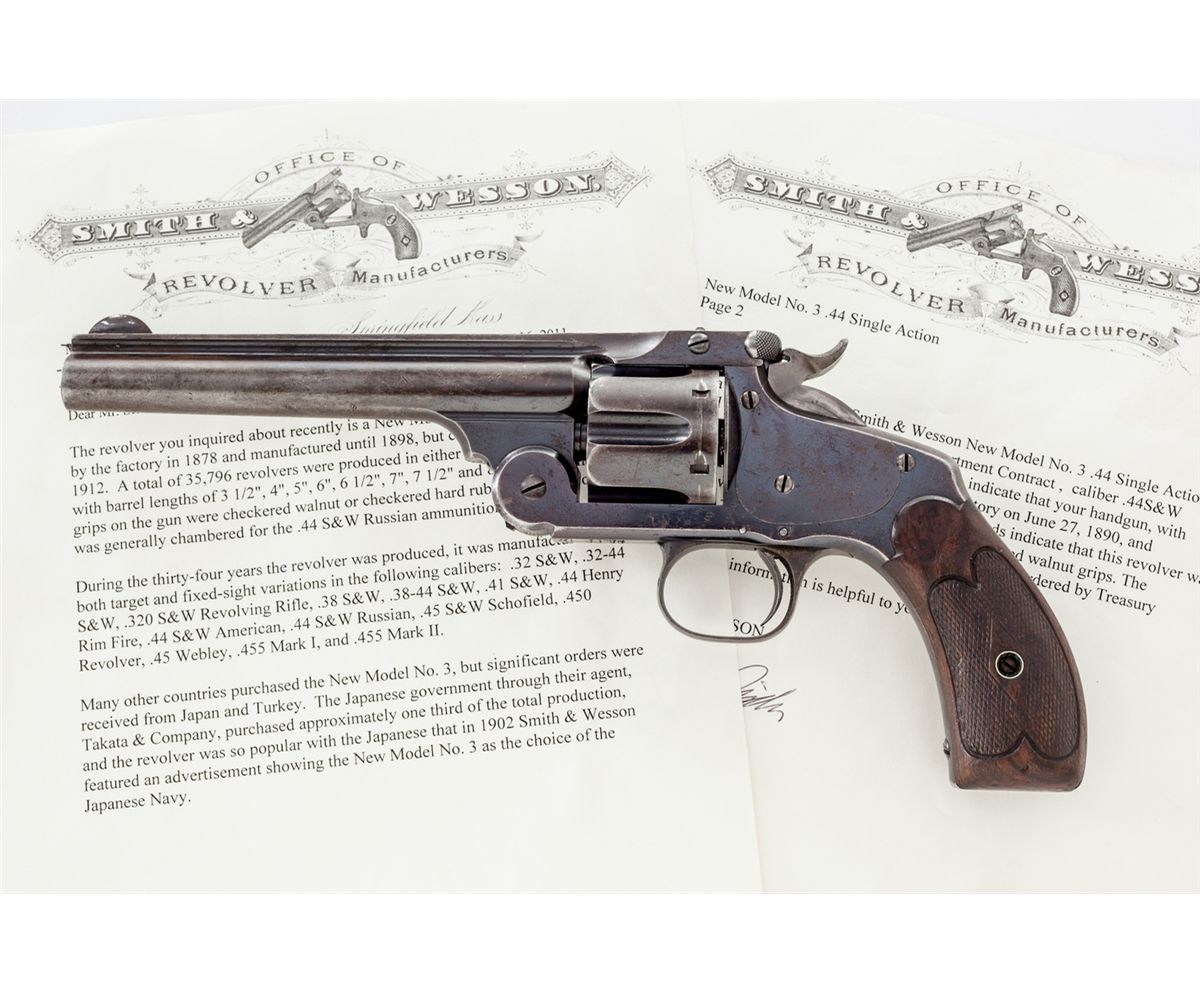 Rev. Cutter Serv. S&W Model No. 3 Revolver