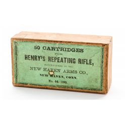 50 Cartridges for Henry's Repeating Rifle