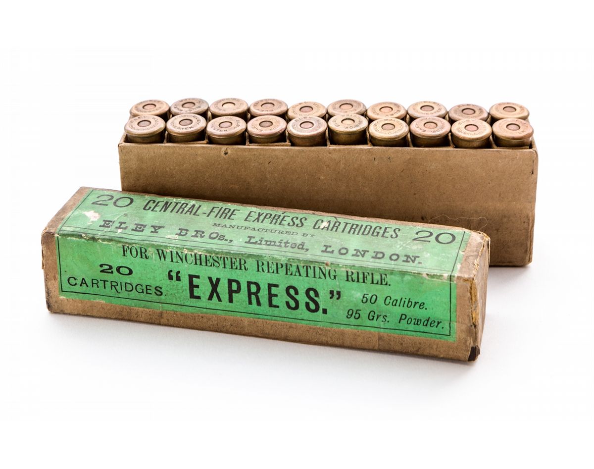Early Box of .5095 Express Cartridges, by Eley