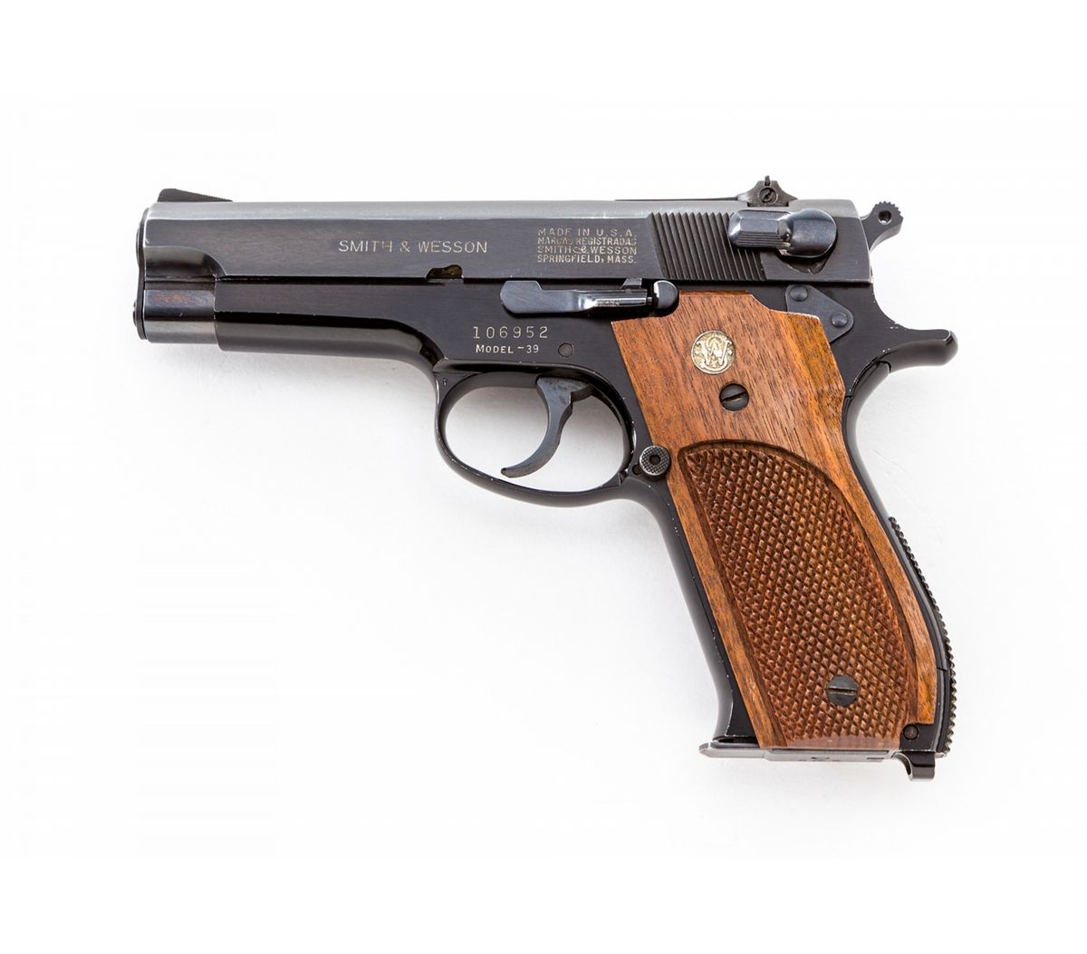 Sw39 S&W Model 39 Double Action SA Pistol
