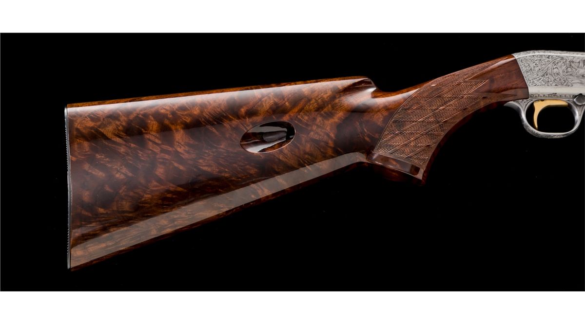 Angelo Bee Eng'd Bel. Browning Grade III Rifle