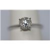 Image 2 : 1.01 CTW 14K WHITE GOLD DIAMOND RING