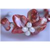 Image 1 : WHITE PEARL AND RED BRACELET