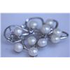 Image 1 : WHITE PEARL AND CZ BROOCH