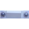 Image 1 : GRAY PEARL AND CZ EARRING