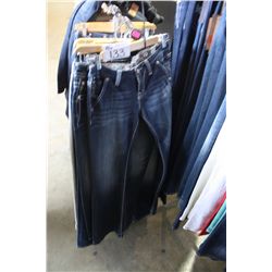 LOT OF 6 MISS ME DESIGNER JEANS SIZE 25