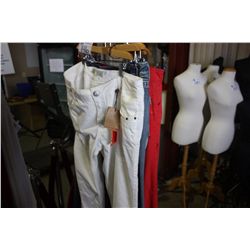 LOT OF 5 ASSORTED DESIGNER JEANS VARIOUS SIZES