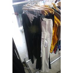 LOT OF 9 ASSORTED DESIGNER PANTS ASSORTED SIZES