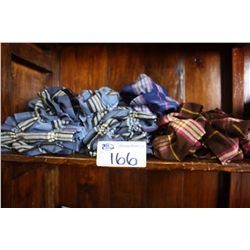 LOT OF MULTI COLORED SCARVES