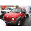 Image 1 : 2002 RED JEEP LIBERTY SPORT 4DR SUV 137,123KM GAS 3.7L/V6 AUTOMATIC VIN:1J4GL48KX2W324926