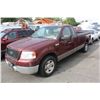 Image 1 : 2004 RED FORD F-150 XLT TRITON 2RD PU 179,790KM GAS 4.6L AUTOMATIC VIN:1FTRF12W94NA23413 - 2