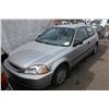 Image 1 : 1996 GREY HONDA CIVIC CX 2DR HB 216,917KM GAS 1.6L MANUAL VIN:2HGEJ6322TH002546 - 5 ESTIMATES TTL