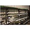 Image 1 : METAL STOCK RACK WITH ASSORTED STOCK