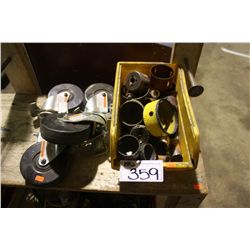 CASTER AND HOLE SAWS