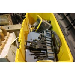 TOOL BOX WITH ASSORTED TOOLS