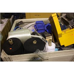 BIN OF ASSORTED HARDWARE