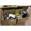 Image 1 : 2 BOXES OF LUBRICANTS, FILTERS AND ETC.