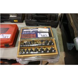 ASSORTED ROUTER BITS & HAND TOOLS