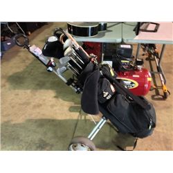 GOLF CLUBS WITH CART