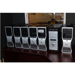 LOT OF 7 DELL DUO CORE COMPUTERS