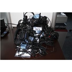 LOT OF HEADSETS