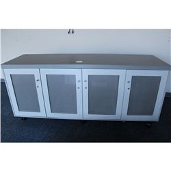 GREY MOBILE 6' STORAGE COUNTER