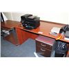 Image 1 : LOT OF 2-OFFICE DESKS AND MISC. OFFICE FURNITURE