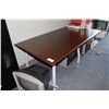 Image 1 : 8' BOARDROOM TABLE