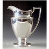 Image 1 : TIFFANY & CO. STERLING SILVER PITCHER American. 1907-1938. Engraved with a conjoined monogram bel...