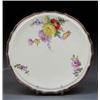 Image 1 : MEISSEN PORCELAIN CAKE STAND German. 20th Century. In the "Oblique Flower Bouquet" pattern. Diame...
