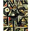 Image 1 : CONRAD MARCA-RELLI (American. 1913-2000) "Composition". Unsigned. Oil on Board. Measuring 30" by...