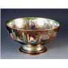 Image 1 : WEDGWOOD FAIRYLAND LUSTRE PUNCH BOWL English. Circa 1920. Printed gilt factory mark and pattern N...