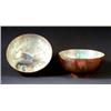 Image 1 : PAIR OF WEDGWOOD FAIRYLAND LUSTRE IMPERIAL BOWLS English. Circa 1920. Printed gilt factory mark a...