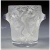 Image 1 : LALIQUE FROSTED AND MOLDED CRYSTAL "GANYMEDE" CHAMPAGNE COOLER French. Signed Lalique France. Cat...