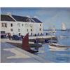 Image 1 : RAYMOND WINTZ (French. Born 1884) "Belle Isle En Mer". Signed R. Wintz l/r. Oil on Canvas. Measur...