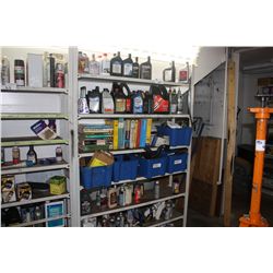 LARGE PARTS RACK WITH CONTENTS