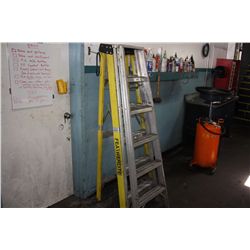 2 FEATHERLITE 6' TALL STEP LADDERS