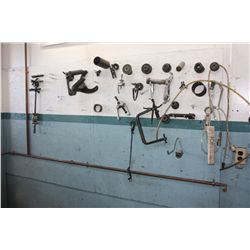 CONTENTS OF WALL RACK INC. ASSORTED PULLING EQUIPMENT