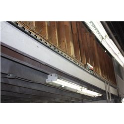 LOT OF BELT HANGERS, LOCATED ON BEAM UNDER MEZANINE