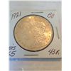 1921 MORGAN SILVER DOLLAR MS-65