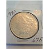 Image 1 : 1890 MORGAN SILVER DOLLAR AU