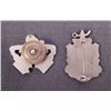 Image 2 : TWO WWII DI'S (DISTINCTIVE INSIGNIAS PINBACK,SCREW BACK
