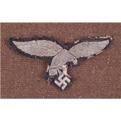 NAZI OFFICER'S BULLION BREAST EAGLE-ORIGINAL