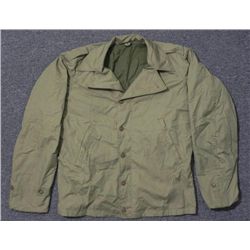 WWII U S NAVY FATIGUE JACKET, PANTS & OUTER COAT JACKET
