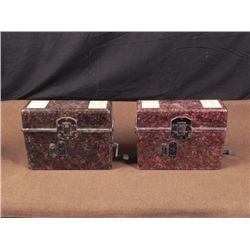 RARE ORIG PAIR1941 NAZI FIELD PHONES-COMPLETE,WAFFENAMT