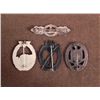 Image 2 : 4 NAZI AWARDS--MEDALS & CLASP-ARMY & KRIEGSMARINE-REPRO