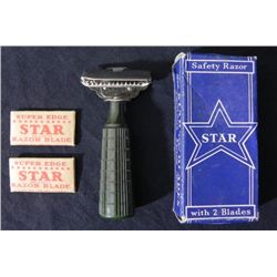 1930'S STAR SAFETY RAZOR -MIB-