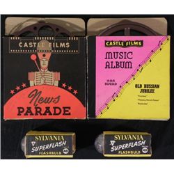Castle16mm Film Reels News Parade 1942, Russian Music