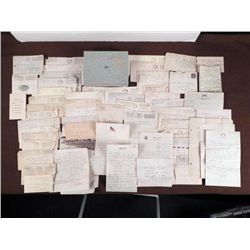 50+ WWII GI LOVE LETTERS & FAMILY LETTERS EARLY 1940'S
