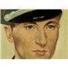 Image 2 : ORIG OIL PAINTING WWII NAZI ARTILLERY OFF. HEINZ LEHNER